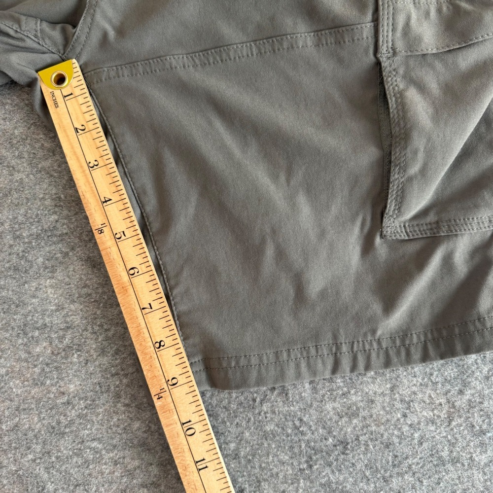 prAna Zion 34x9 Gray Stretch Cargo Hiking Mens Shorts 1969751 - Picture 8 of 8